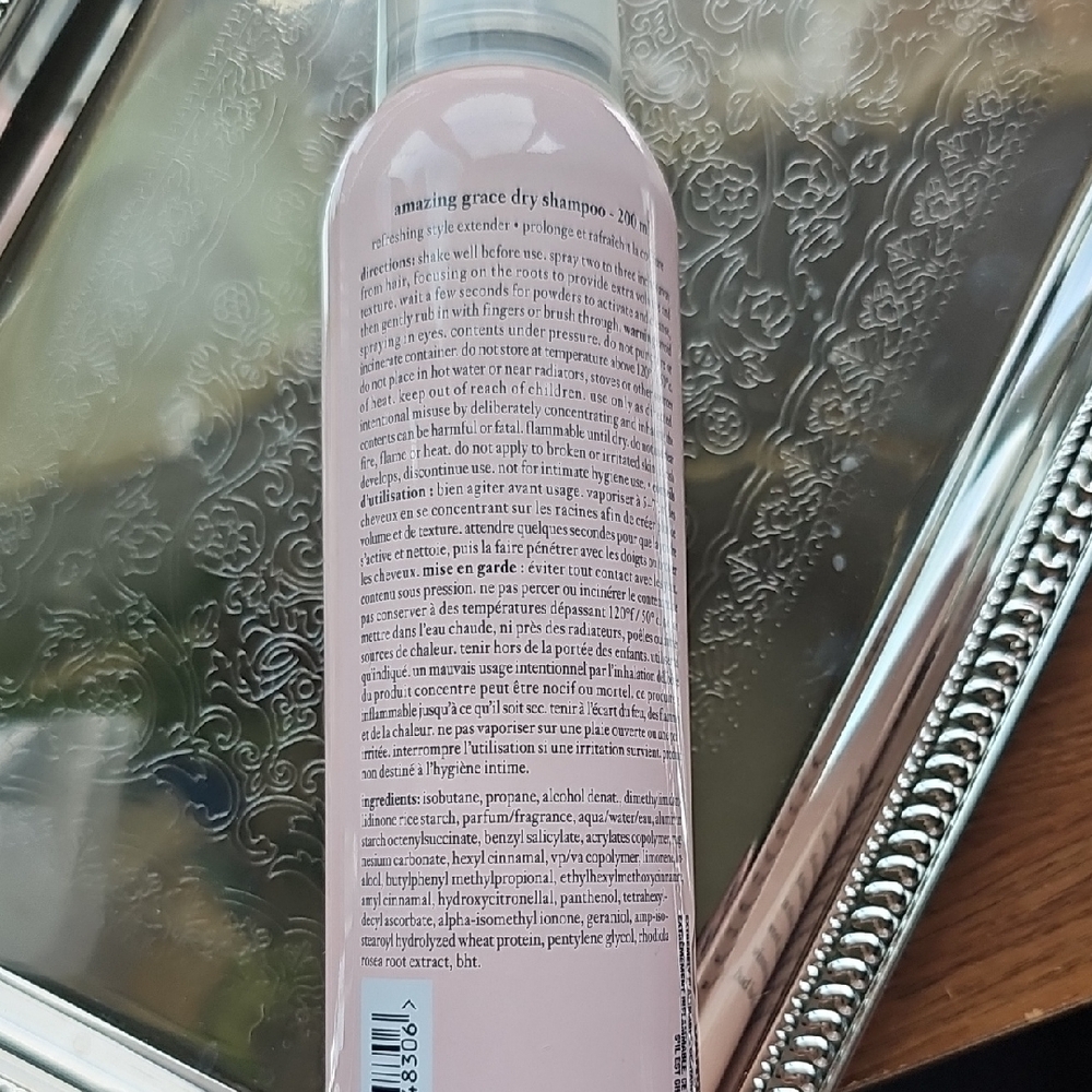 New Philosophy Amazing Grace Dry Shampoo Spray Refreshing Style Extender 4.3 Oz - Picture 2 of 6